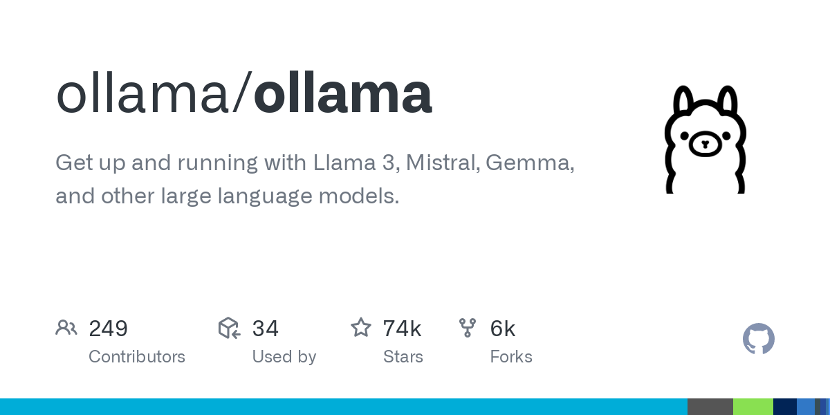 GitHub - jmorganca/ollama: Get up and running with Llama 2 and other large language models locally