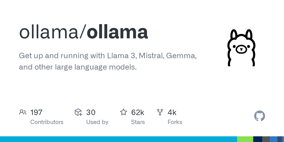 GitHub - jmorganca/ollama: Get up and running with Llama 2 and other large language models locally